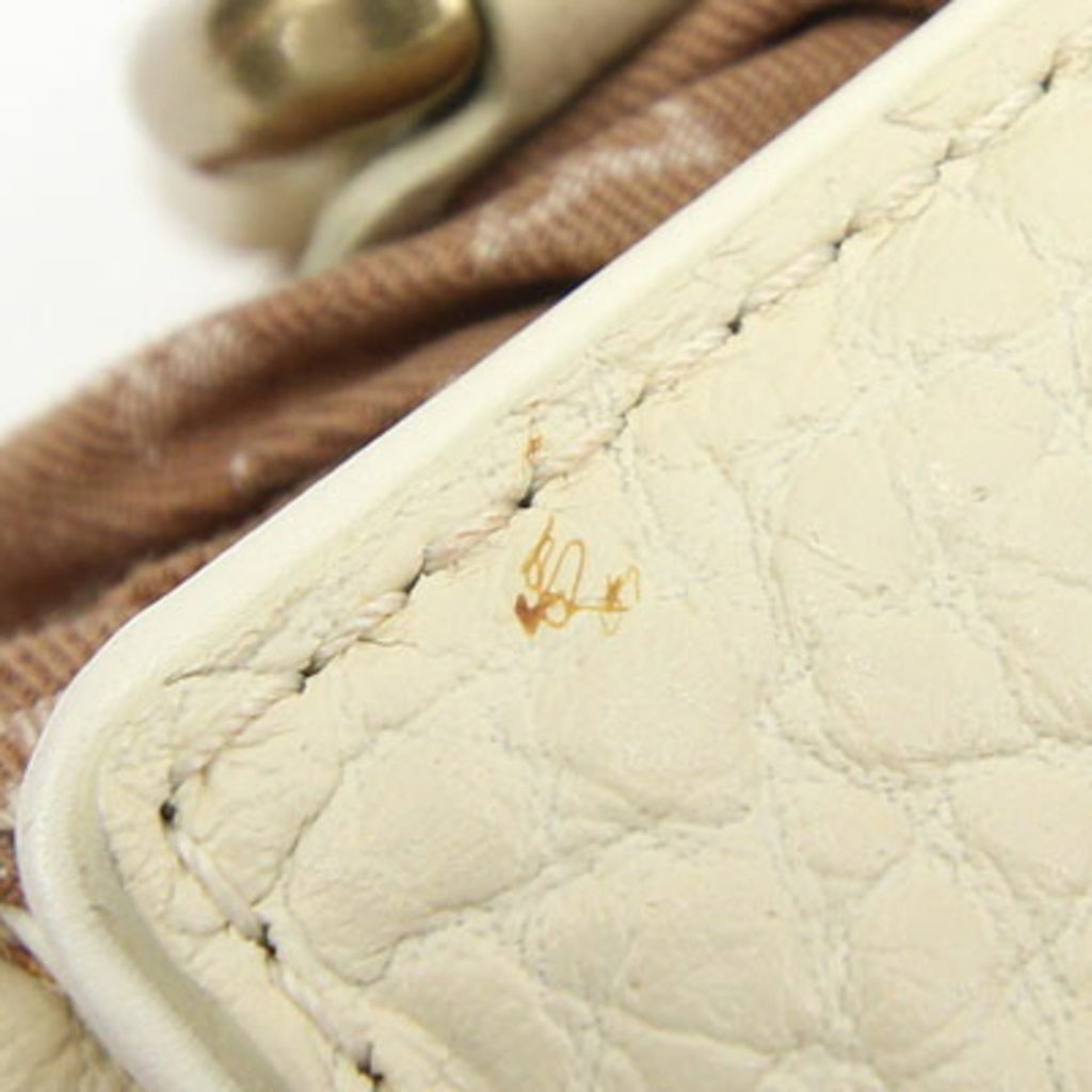 Louis Vuitton Handbag Monogram Mini Run Trapeze PM M40059 Camel Canvas Leather Ladies