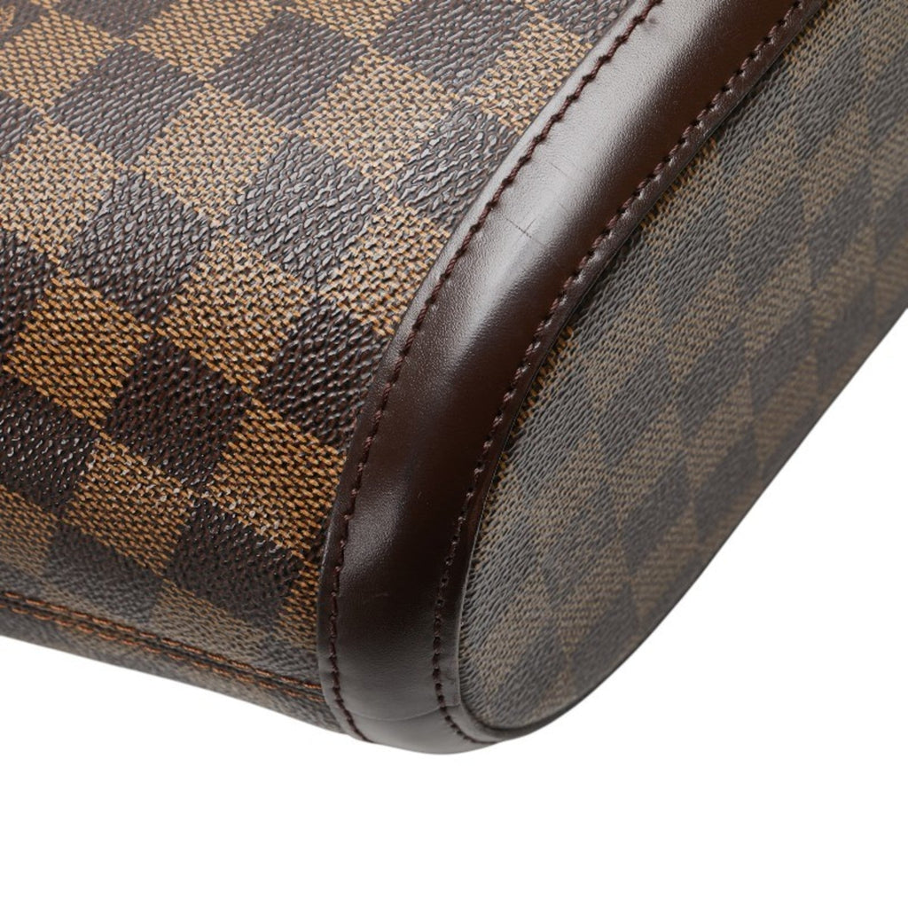 Louis Vuitton Damier Brown Pvc Leather Shoulder Bag Tote Bag