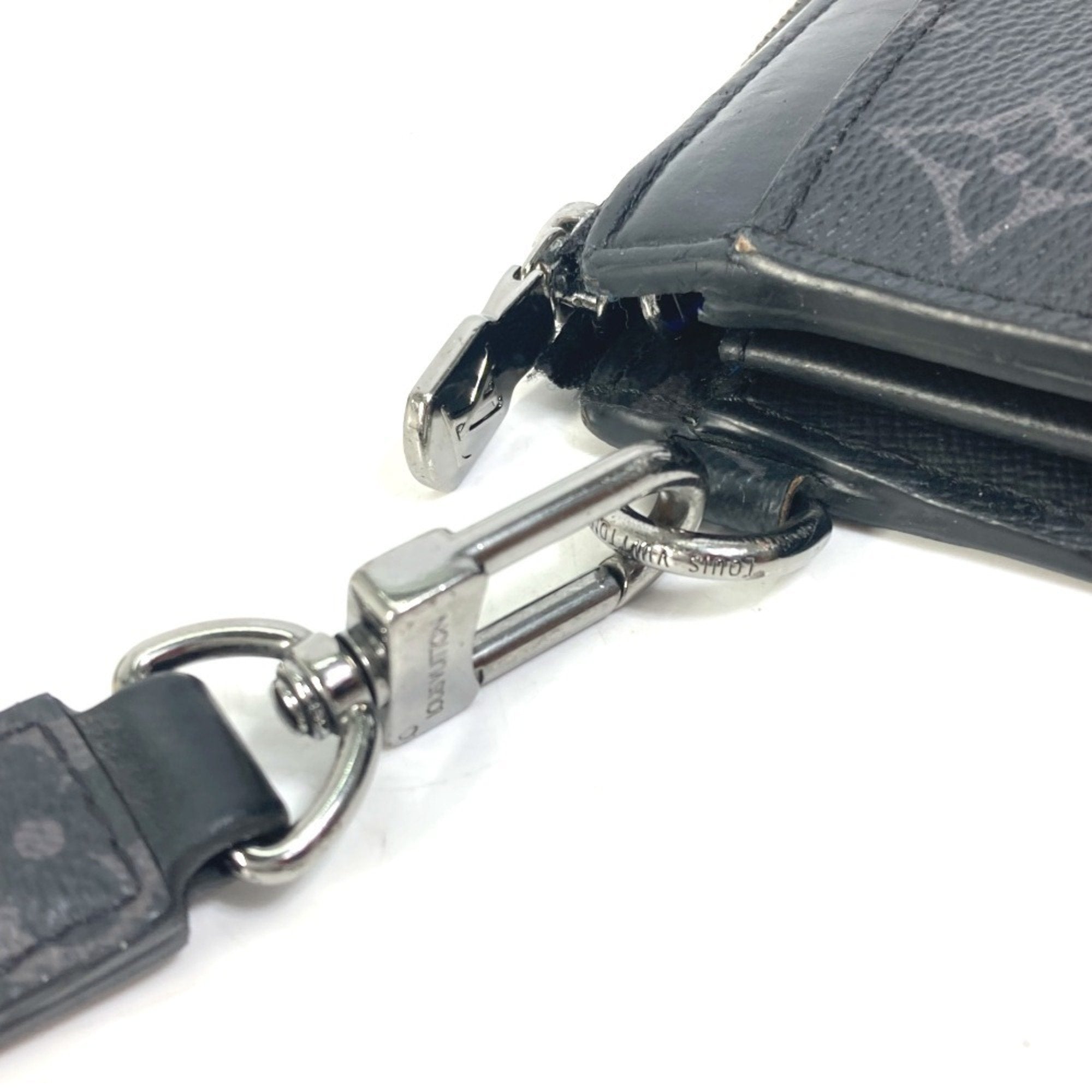 Louis Vuitton Monogram Eclipse Black Blue Monogram Eclipse Long Wallet