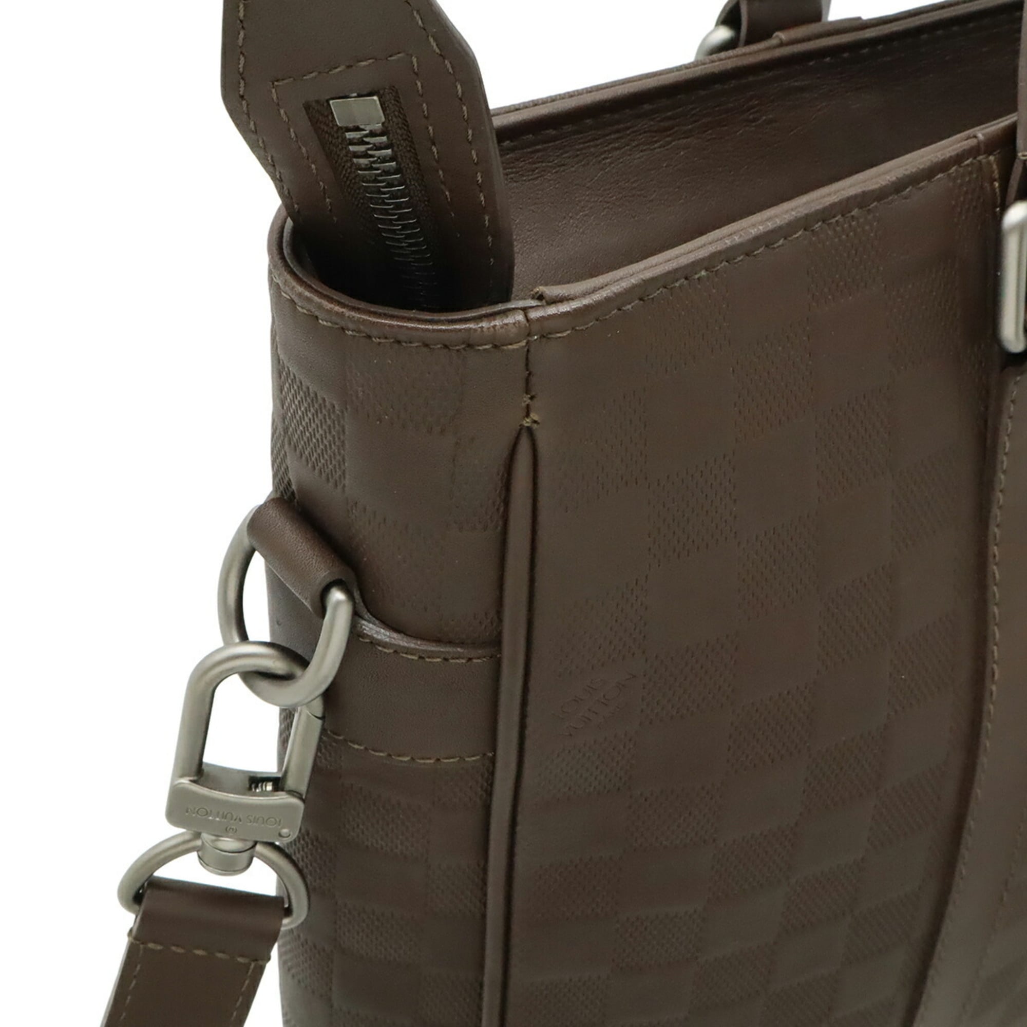 Louis Vuitton Meteor Damier Infini Leather Shoulder Bag Tote Bag