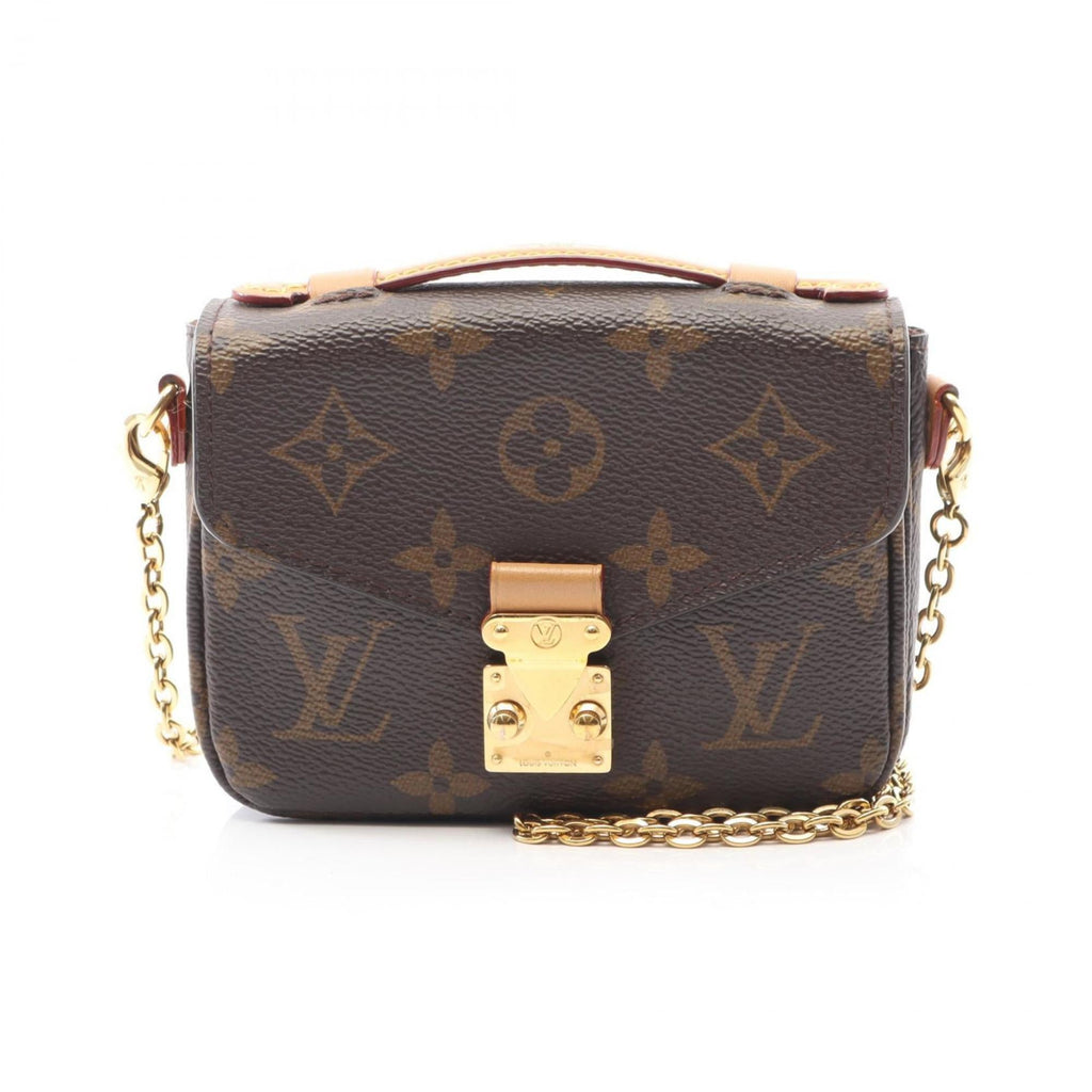 Louis Vuitton Brown Pvc Leather Handbag