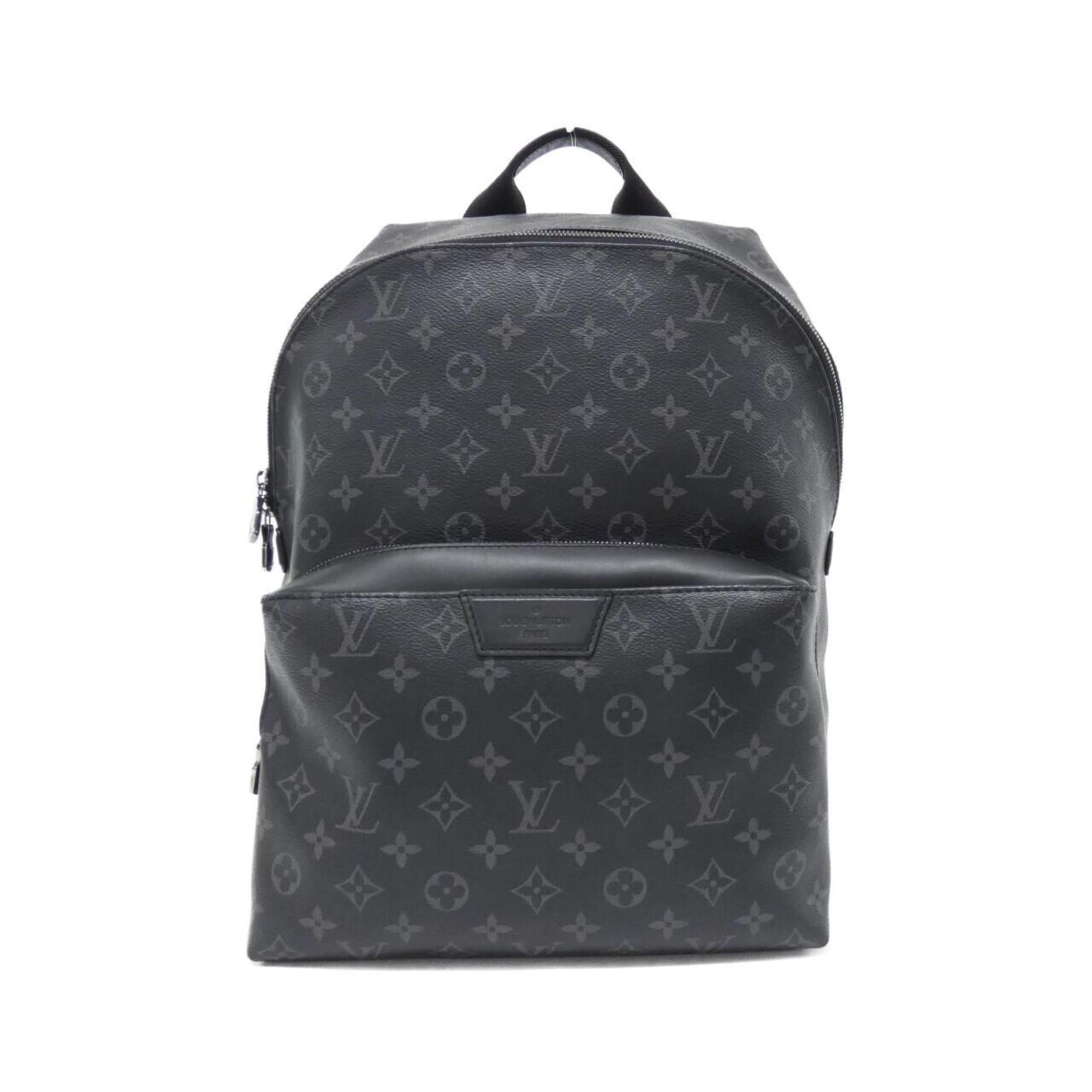 Louis Vuitton Black Coated Canvas Backpack