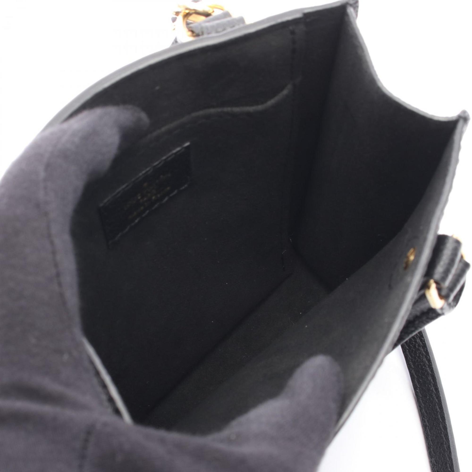 Louis Vuitton Black Noir Monogram Empreinte Handbag