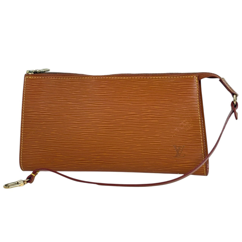 Louis Vuitton Brown Epi Leather Pochette Pouch