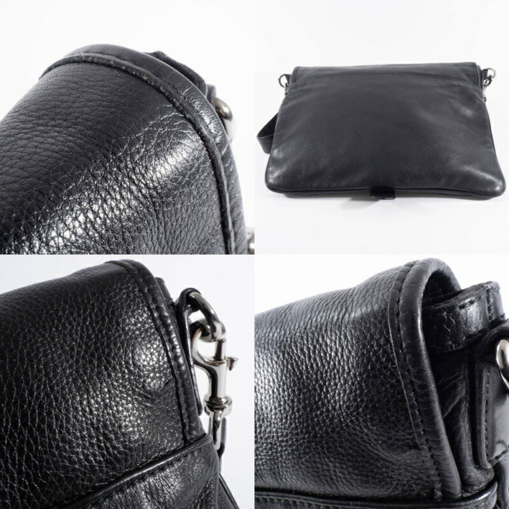 Gucci Black Leather Shoulder Bag (Pre-Owned)