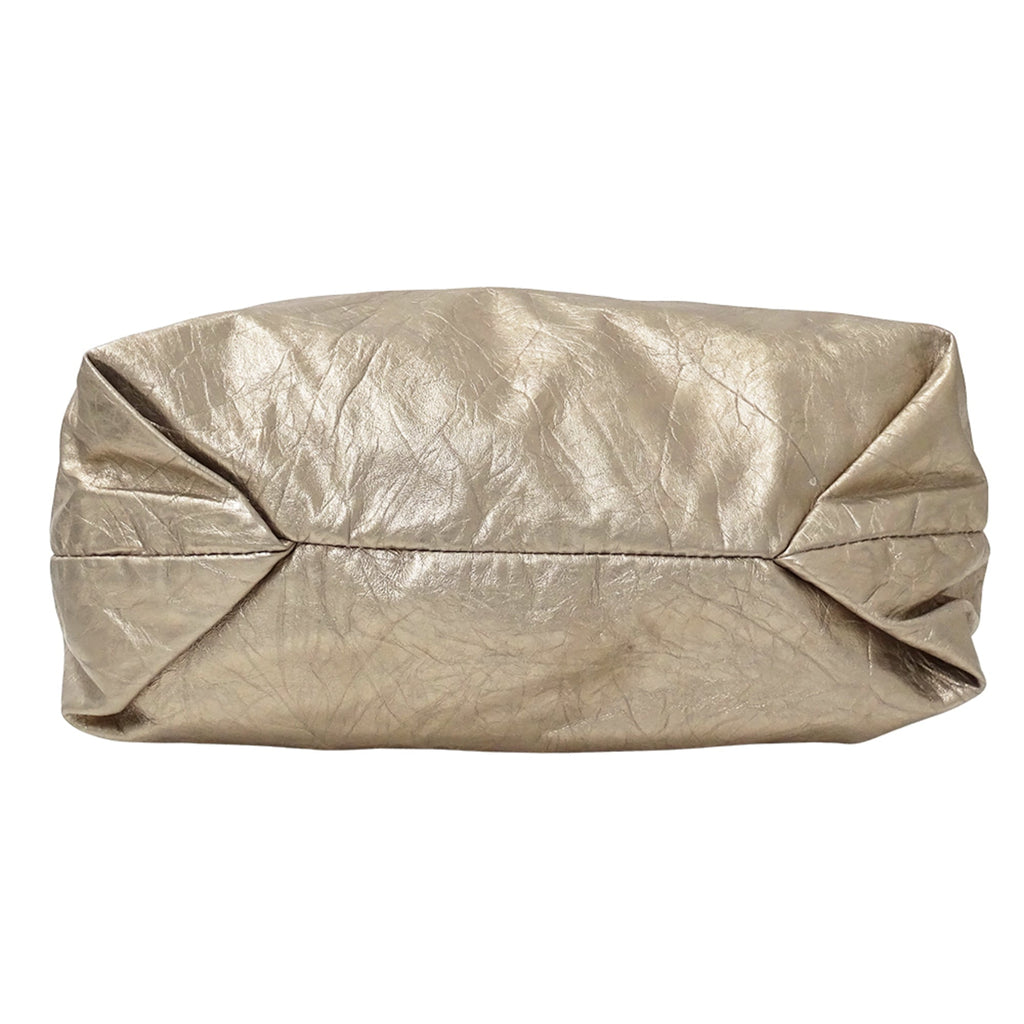 Balenciaga Metallic Leather Handbag Shoulder