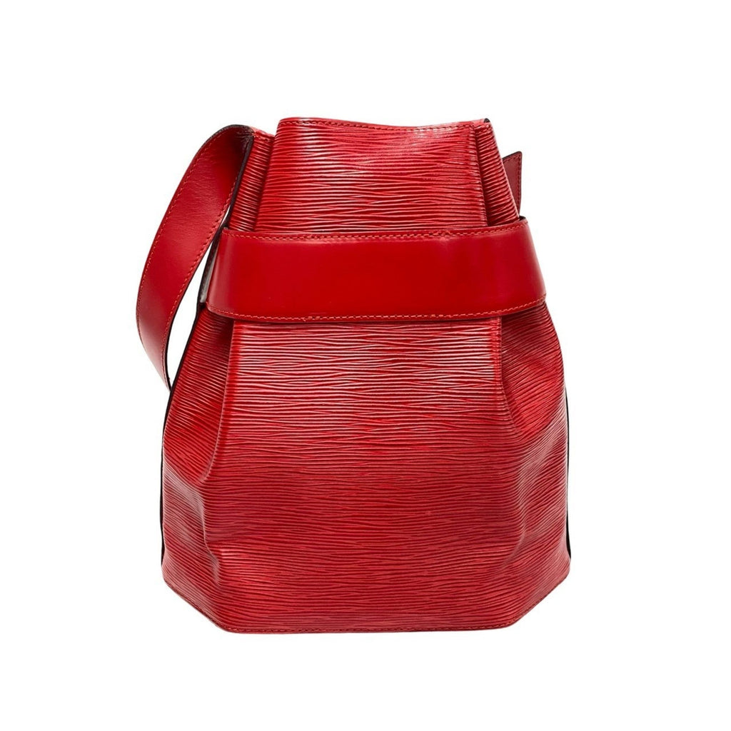 Louis Vuitton Red Color Epi Leather Shoulder Bag