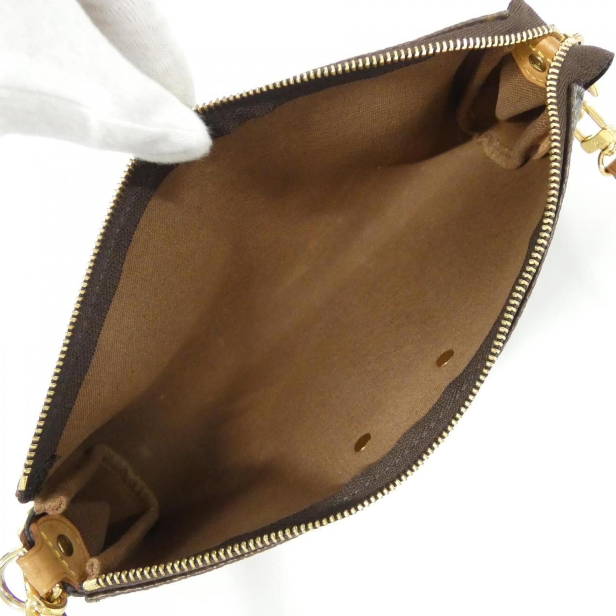 Louis Vuitton Marron Coated Canvas Shoulder Bag