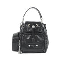Louis Vuitton Black Leather Shoulder Bag