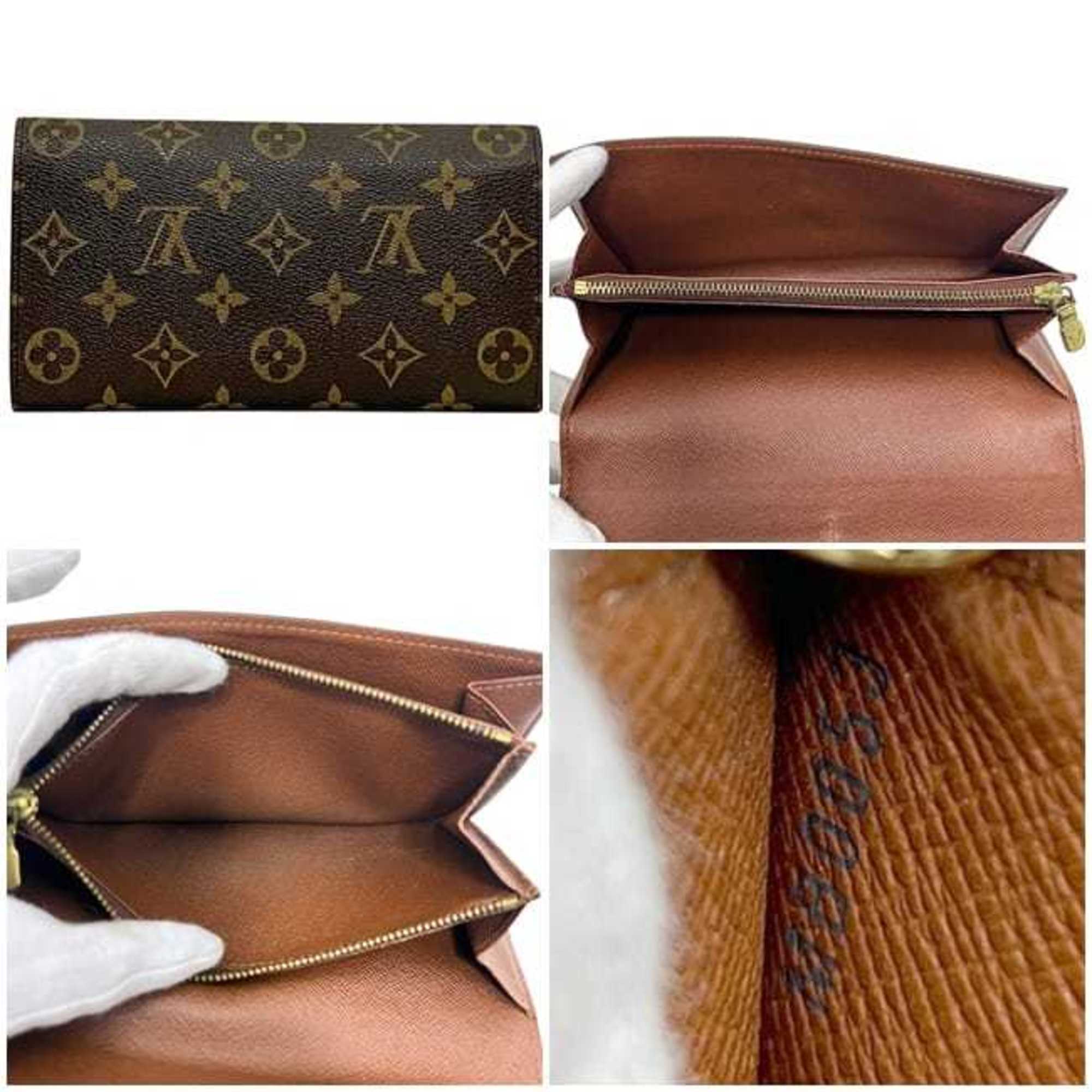 Louis Vuitton Monogram Brown Monogram Long Wallet