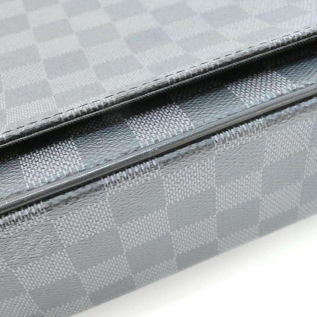 Louis Vuitton Graphite Coated Canvas Shoulder Bag