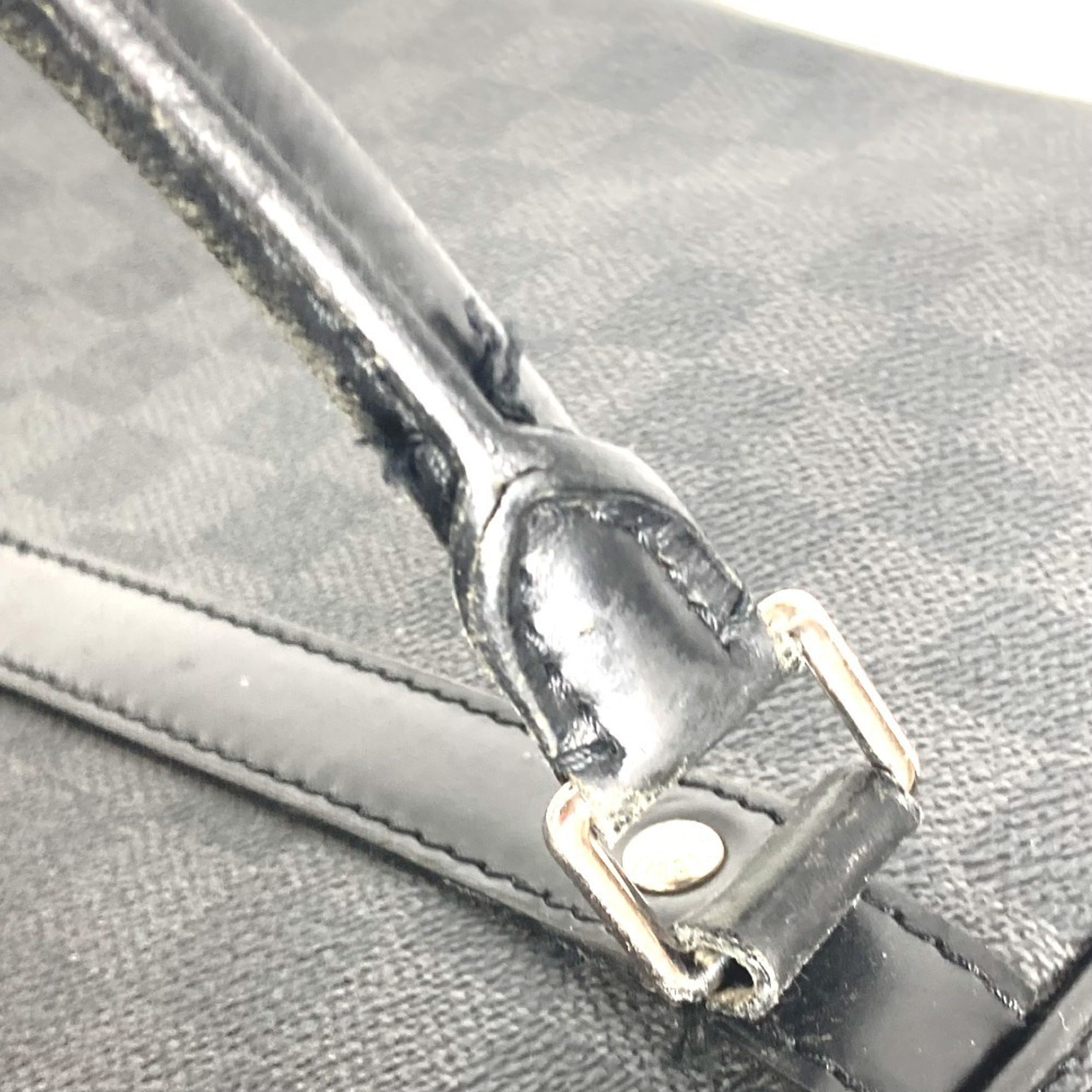 Louis Vuitton Black Damier Graphite Handbag Tote Bag