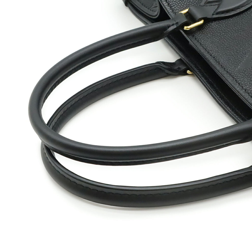 Louis Vuitton Noir Monogram Empreinte Leather Shoulder Bag Tote Bag