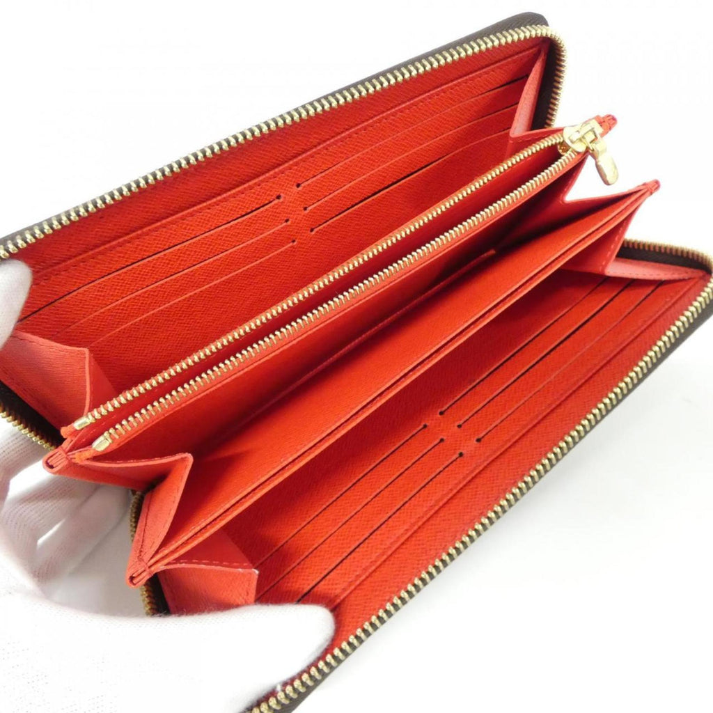 Louis Vuitton Coquelicots Marron Coated Canvas Long Wallet
