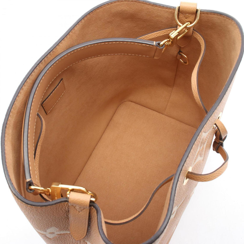 Louis Vuitton Brown Ivory Monogram Empreinte Shoulder Bag