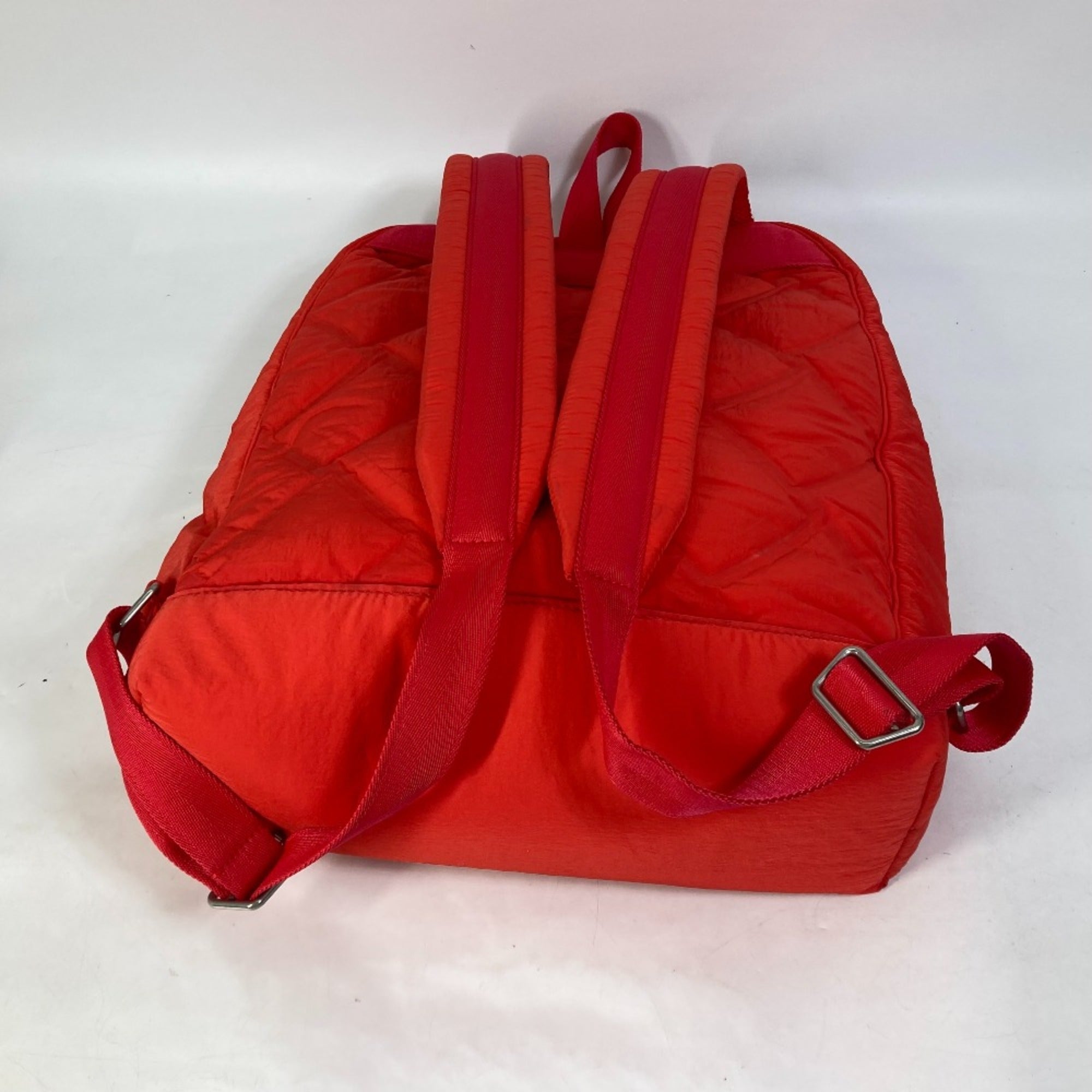 Bottega Veneta Red Cloth Backpack