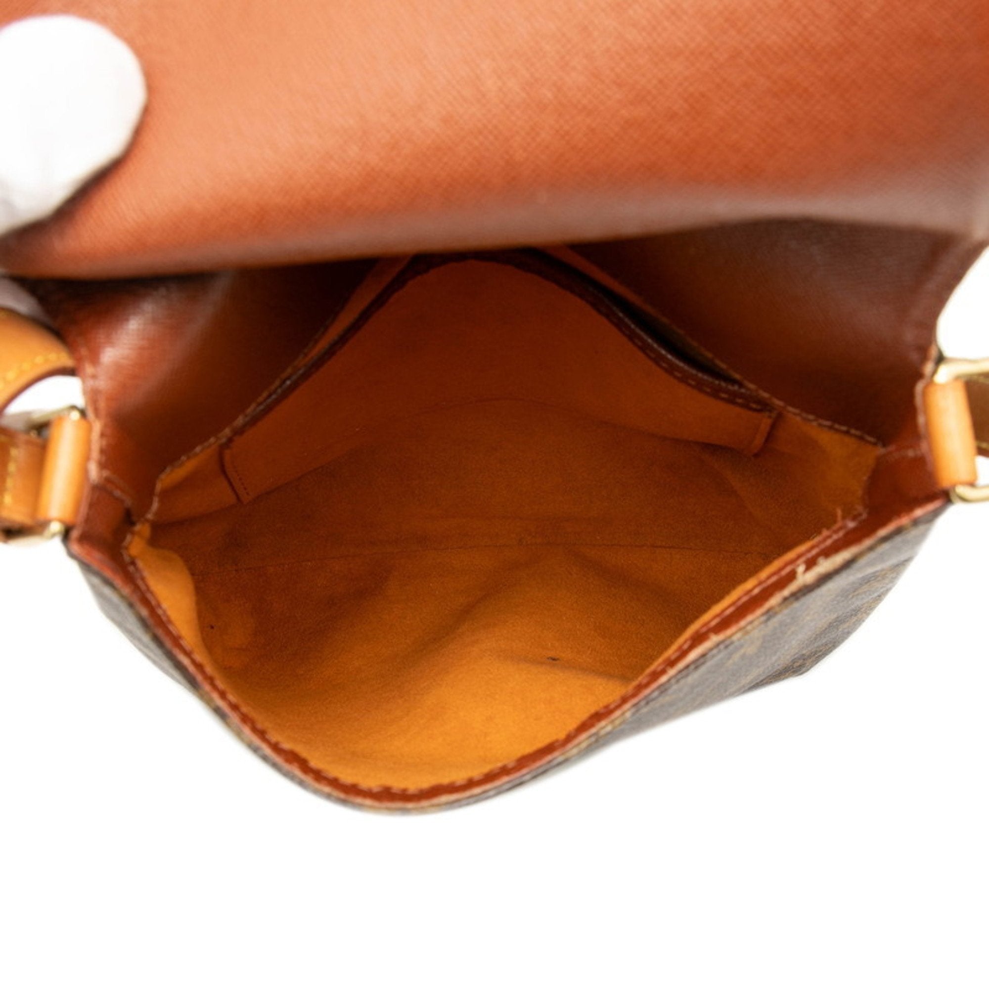 Louis Vuitton Brown Pvc Leather Handbag Shoulder Bag