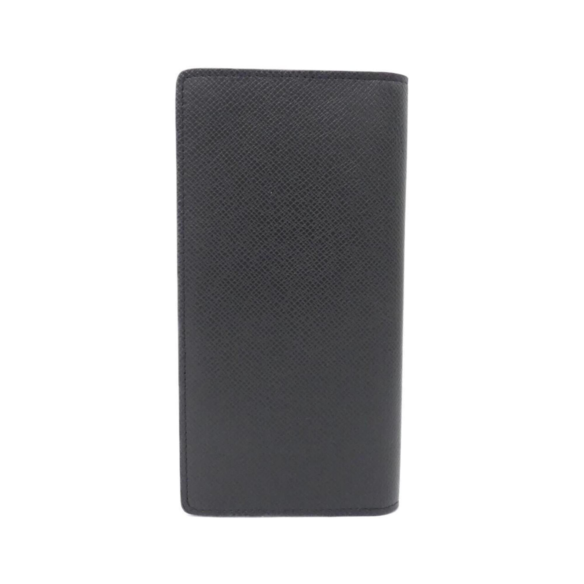 Louis Vuitton Black Blue Leather Long Wallet