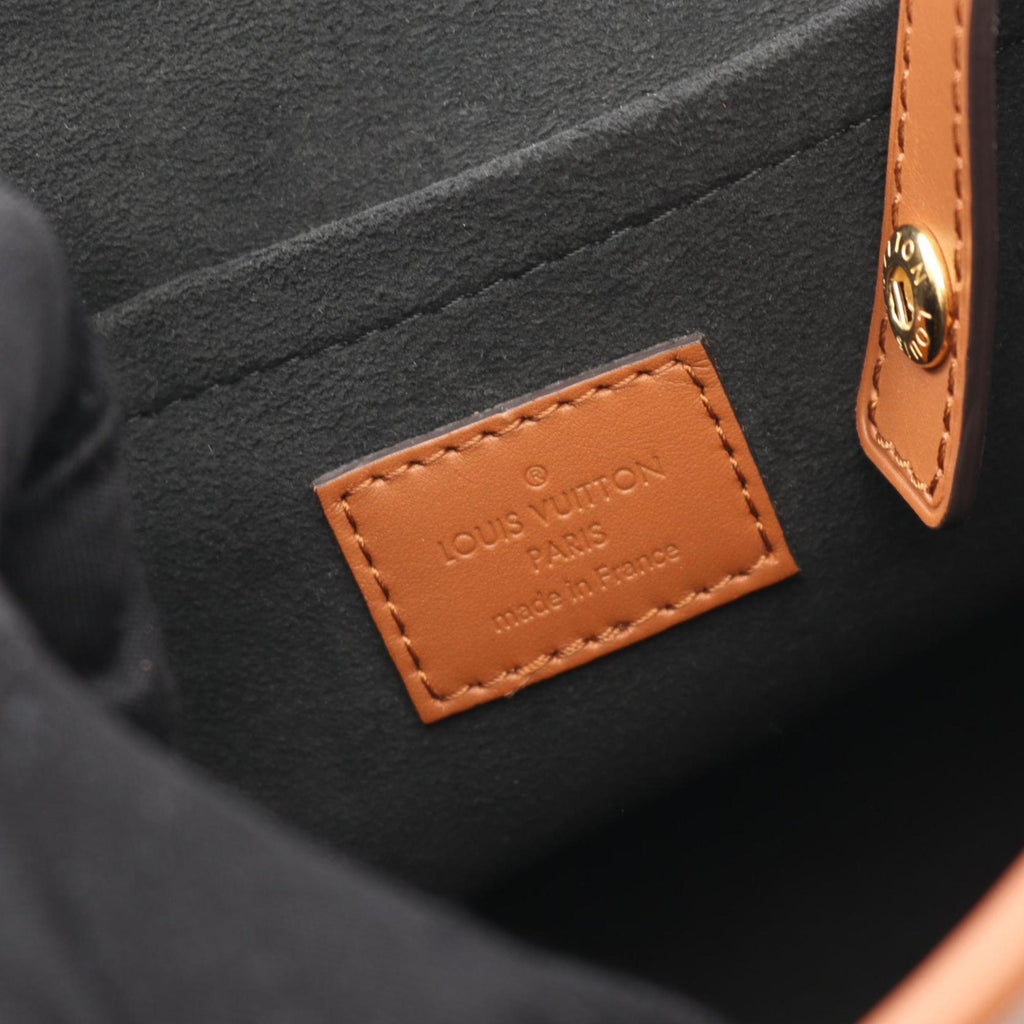 Louis Vuitton Brown Pvc Leather Backpack