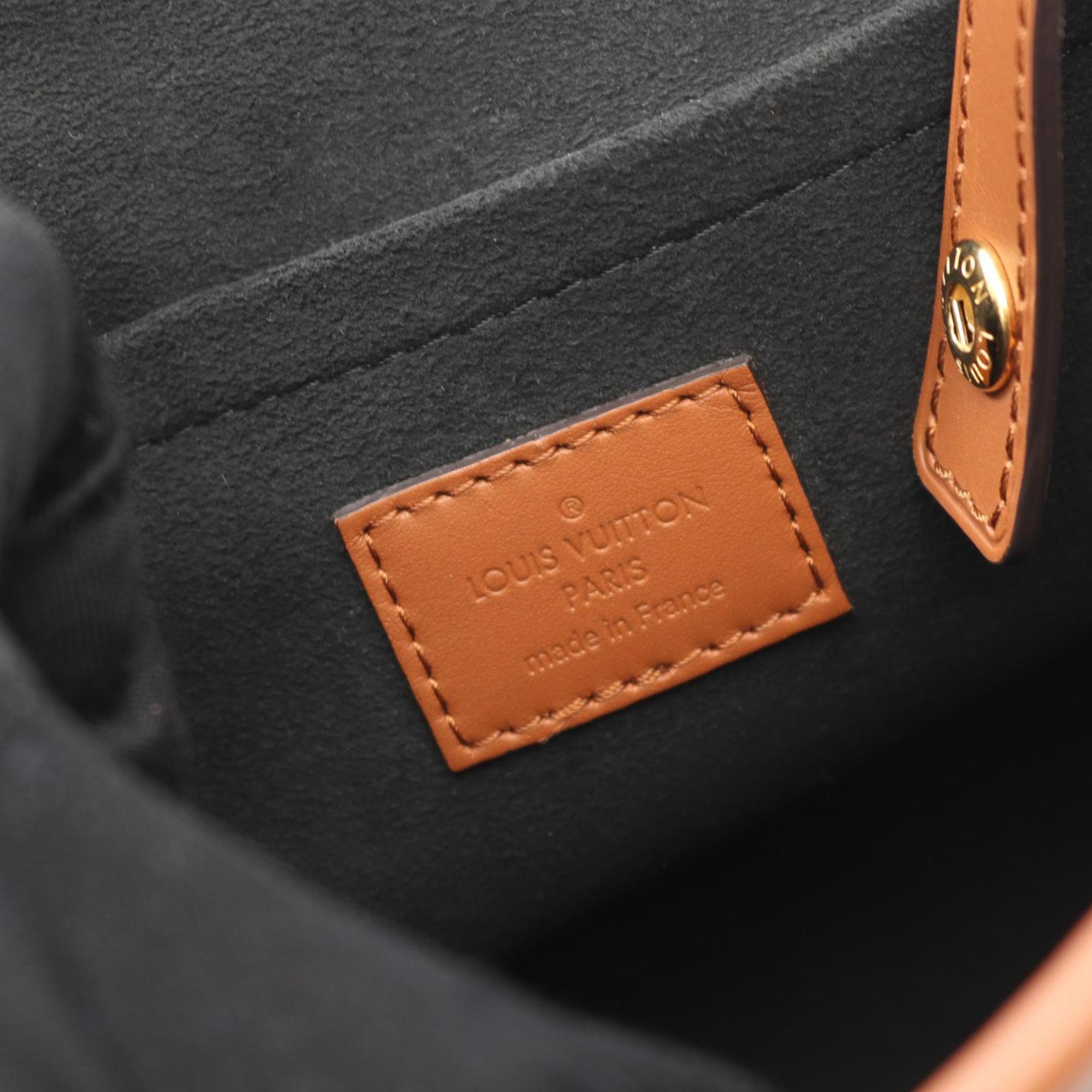 Louis Vuitton Brown Pvc Leather Backpack