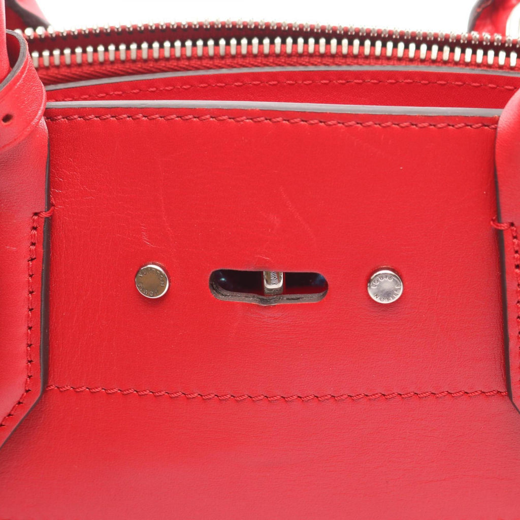 Louis Vuitton Red Color Leather Handbag