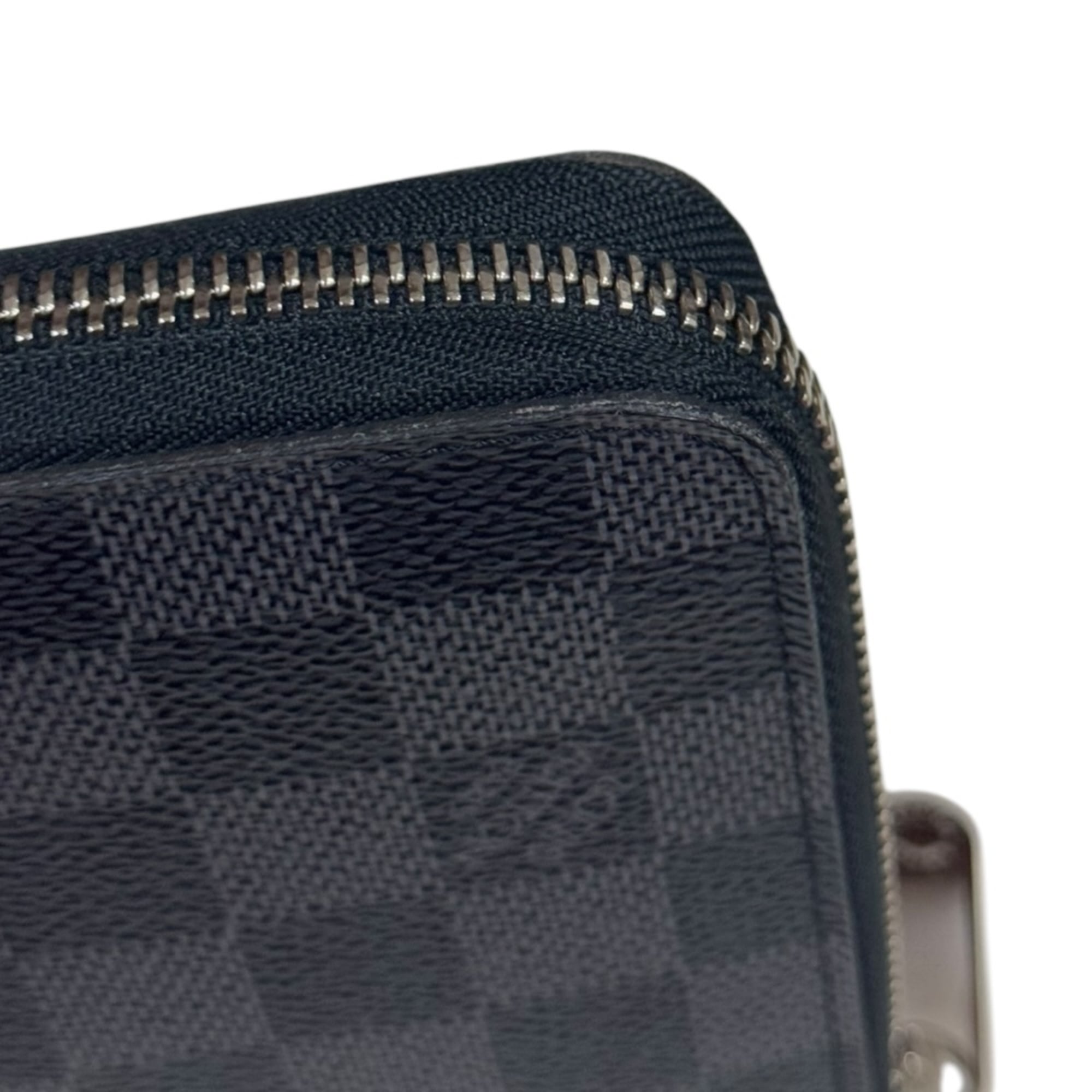 Louis Vuitton Black Gray Damier Graphite Canvas Long Wallet