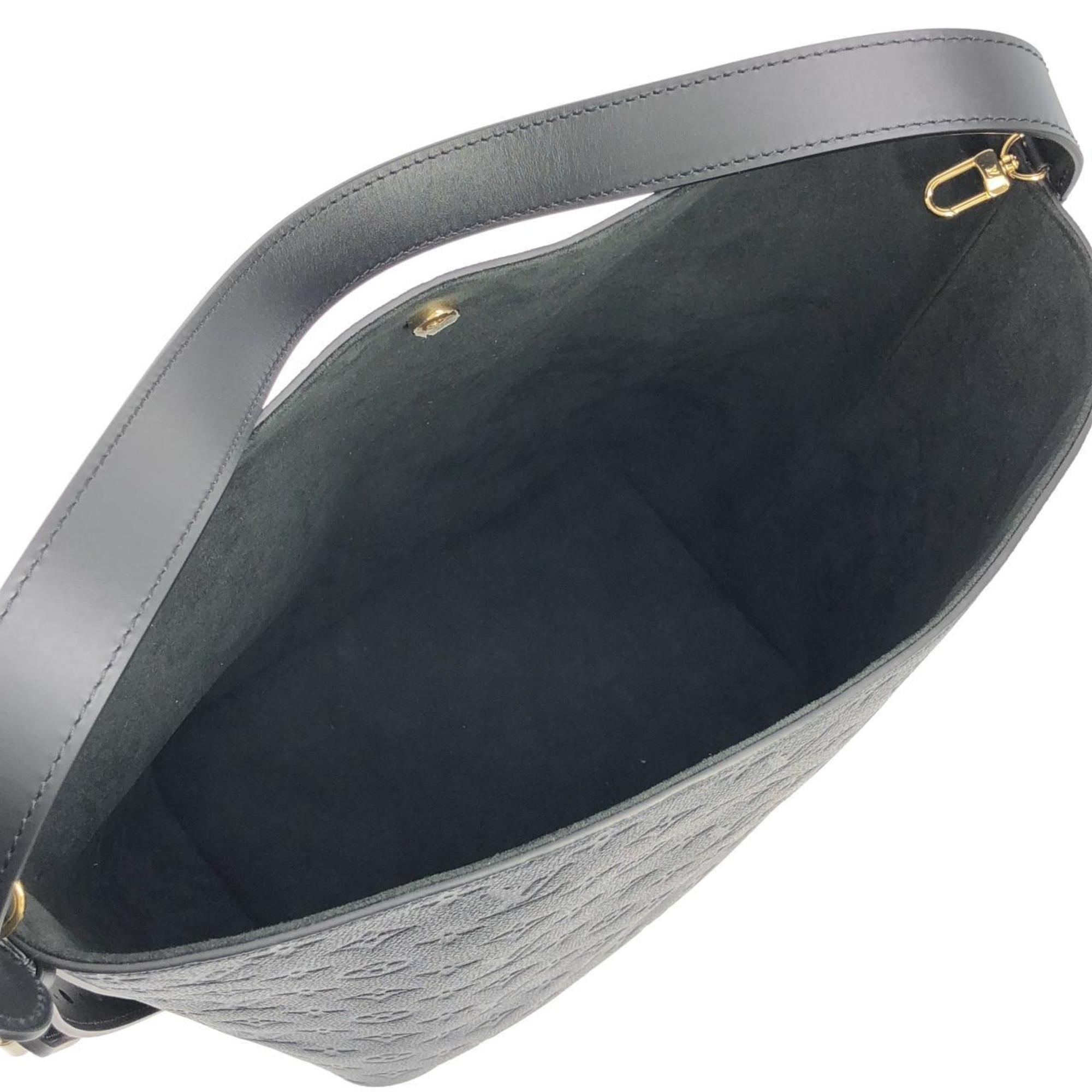 Louis Vuitton Black Monogram Empreinte Shoulder Bag