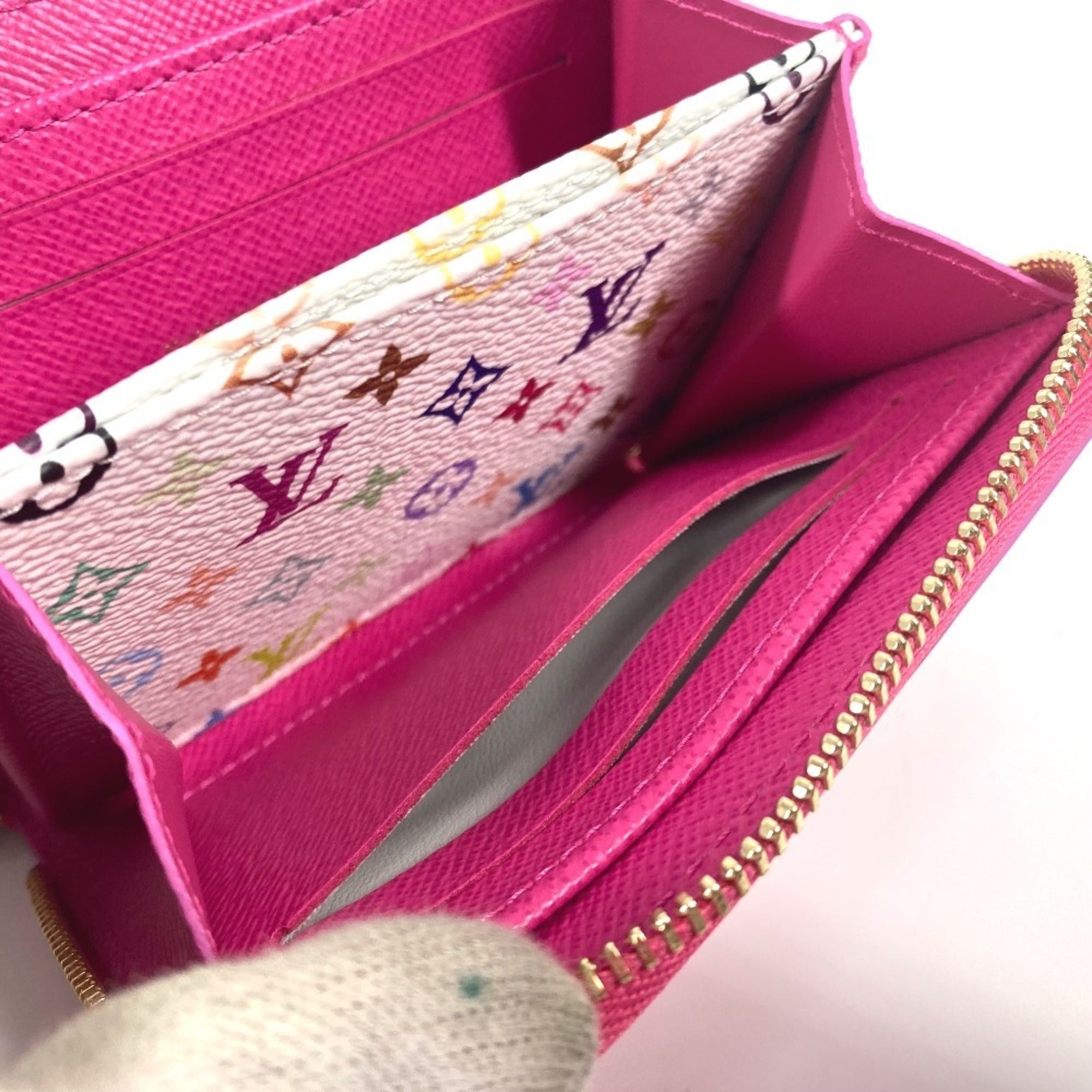 Louis Vuitton Pink Epi Leather Long Wallet