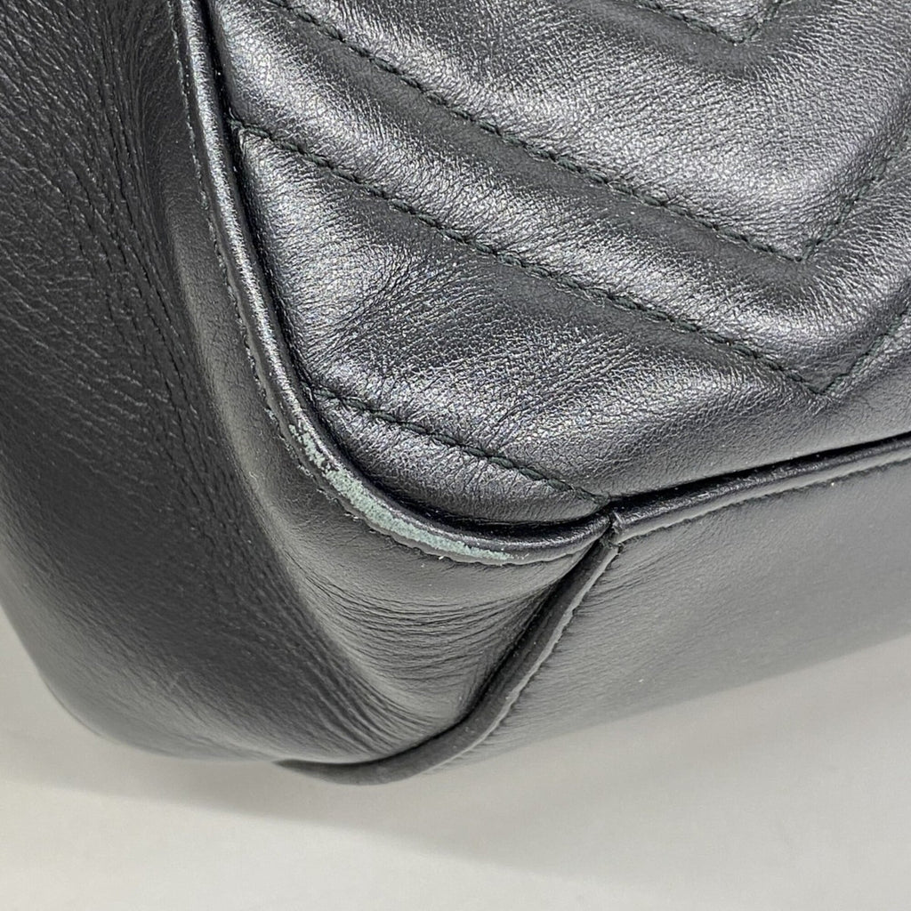 Gucci Black Leather Backpack (Pre-Owned)