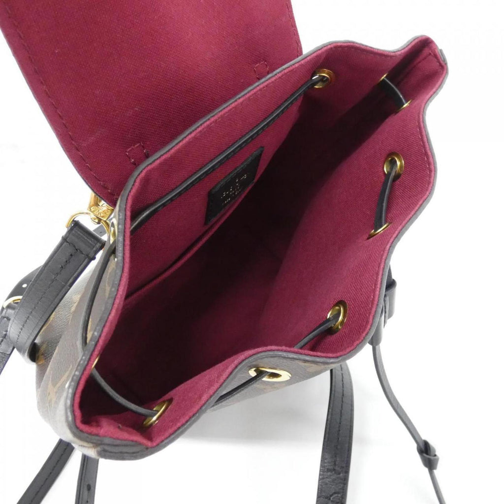 Louis Vuitton Brown Coated Canvas Backpack