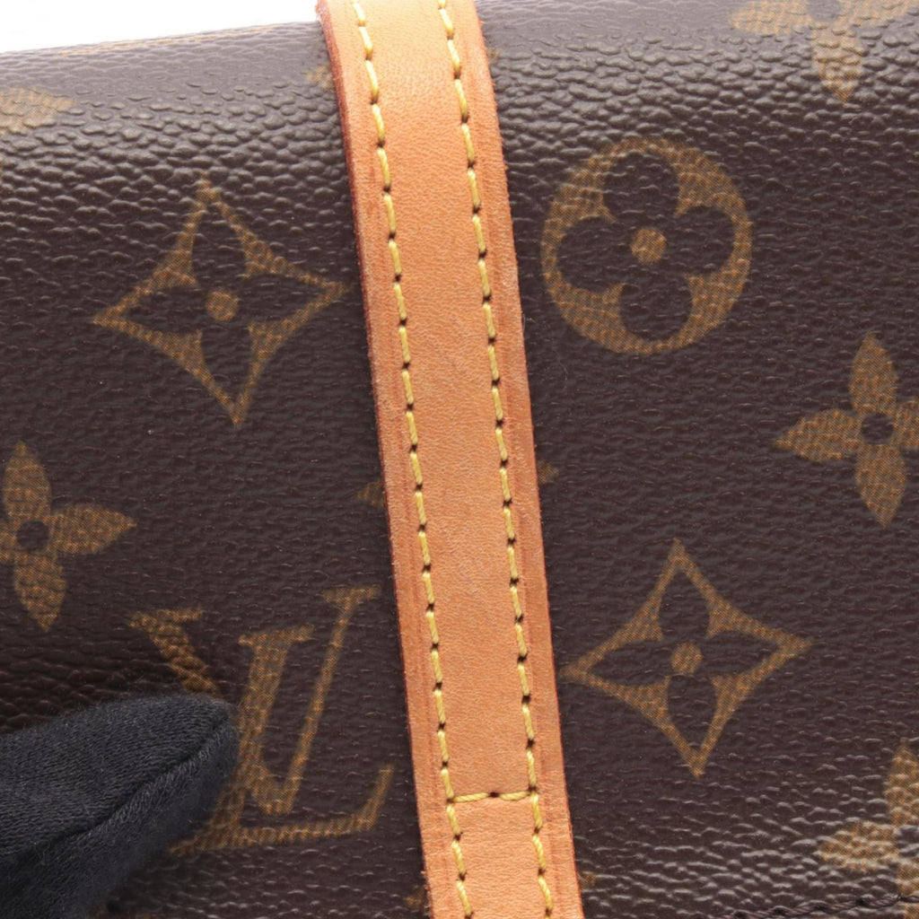 Louis Vuitton Brown Monogram Coated Canvas Leather Fanny Pack Pochette