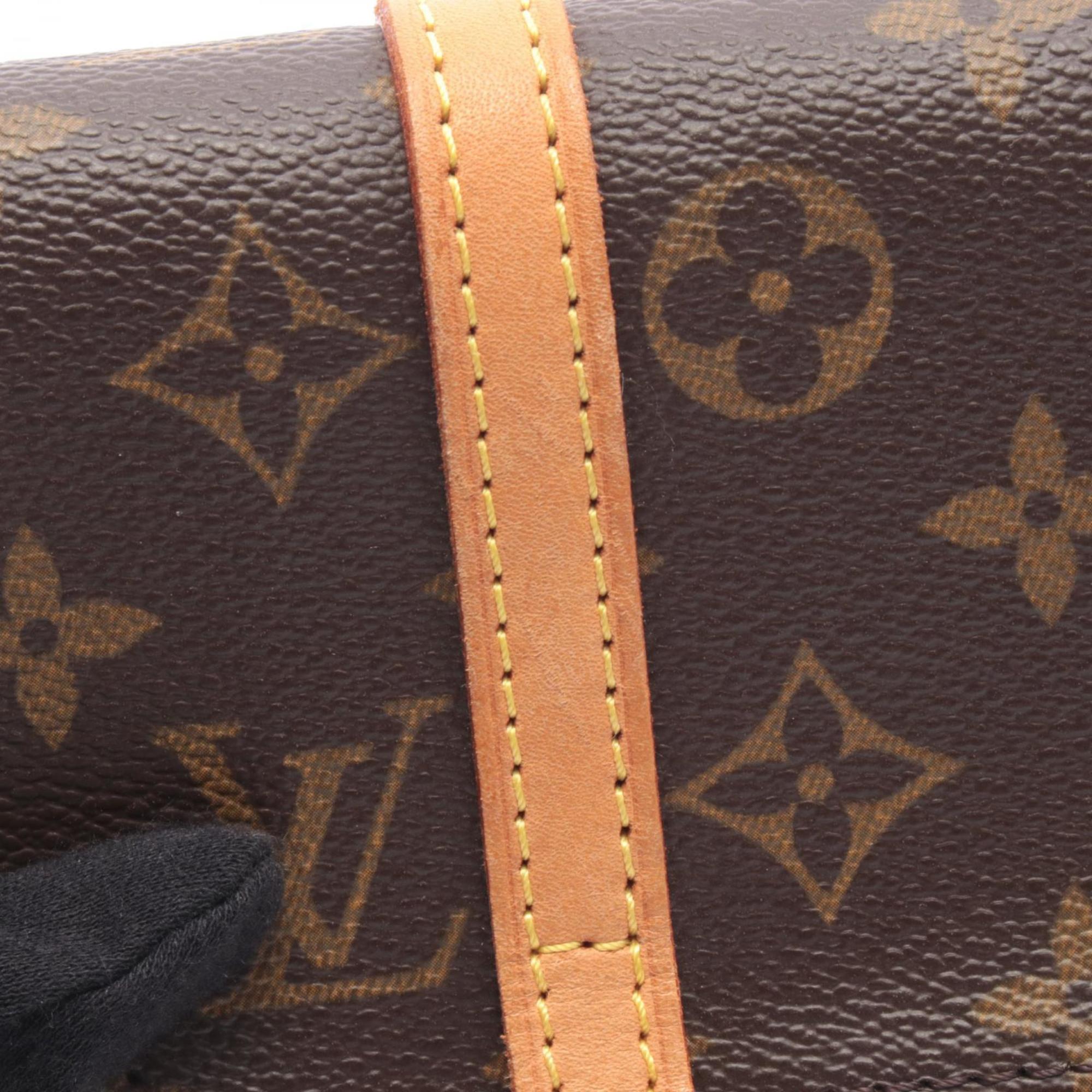 Louis Vuitton Brown Monogram Coated Canvas Leather Fanny Pack Pochette