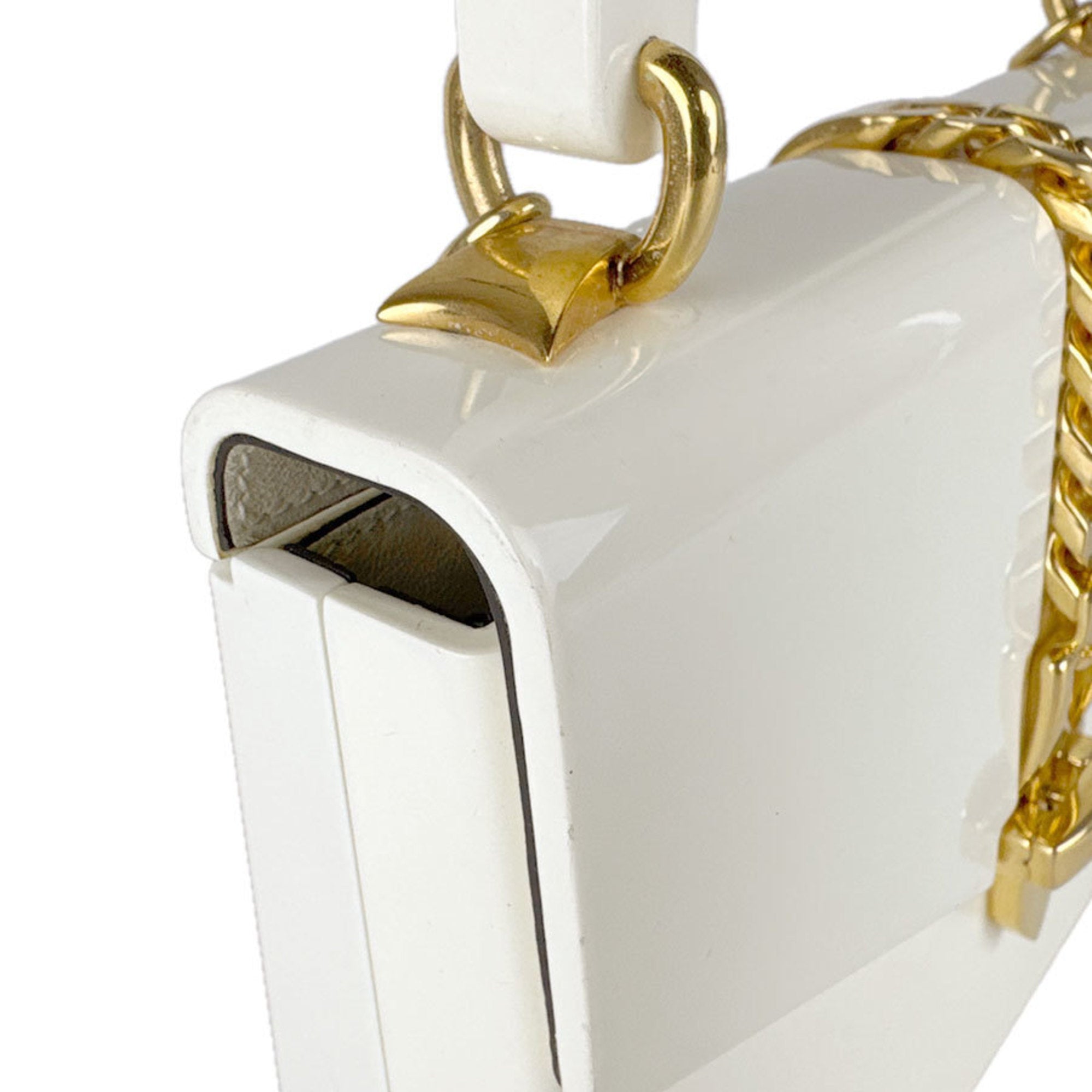Gucci Ivory Acrylic Handbag Shoulder Bag (Pre-Owned)