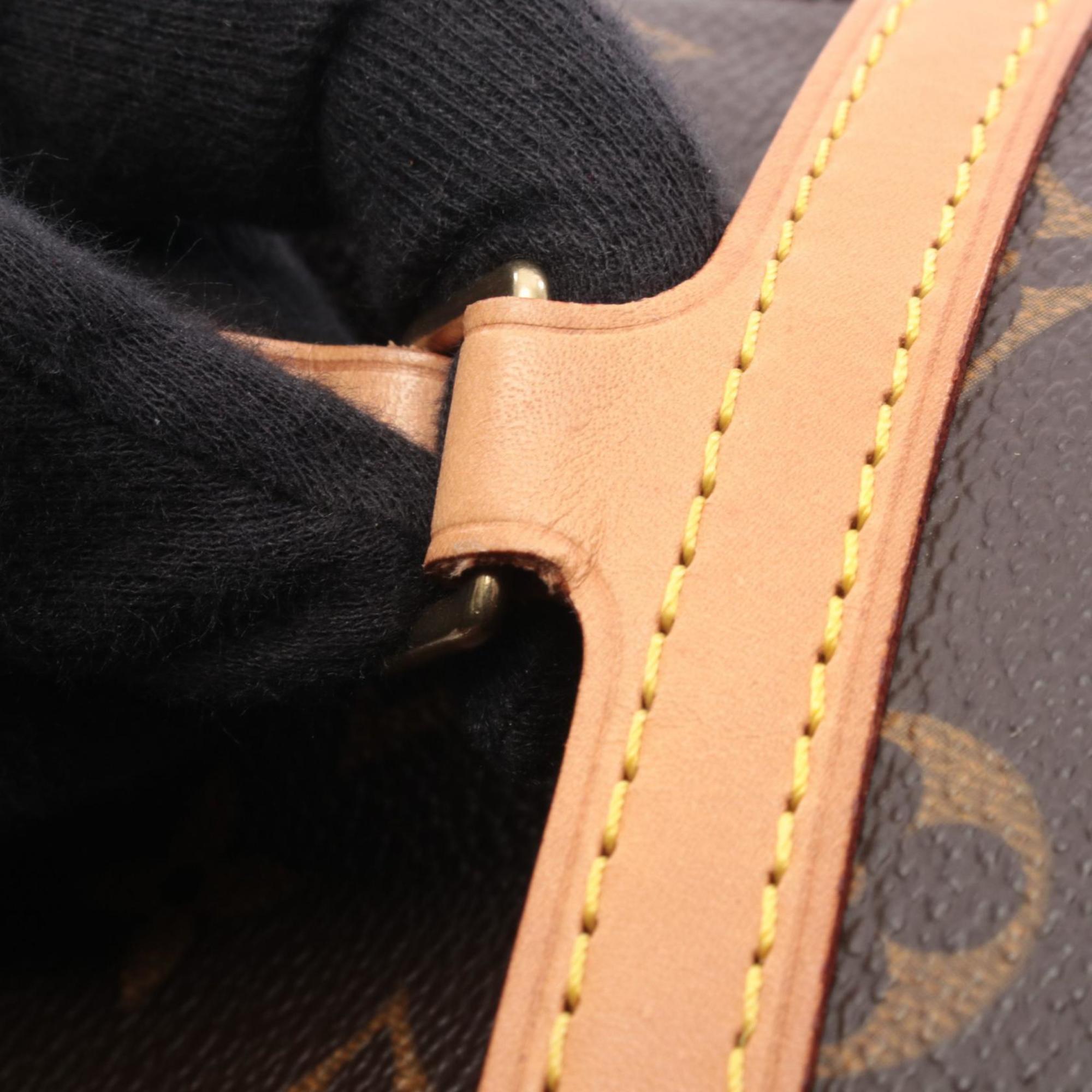 Louis Vuitton Brown Monogram Coated Canvas Leather Handbag Shoulder Bag