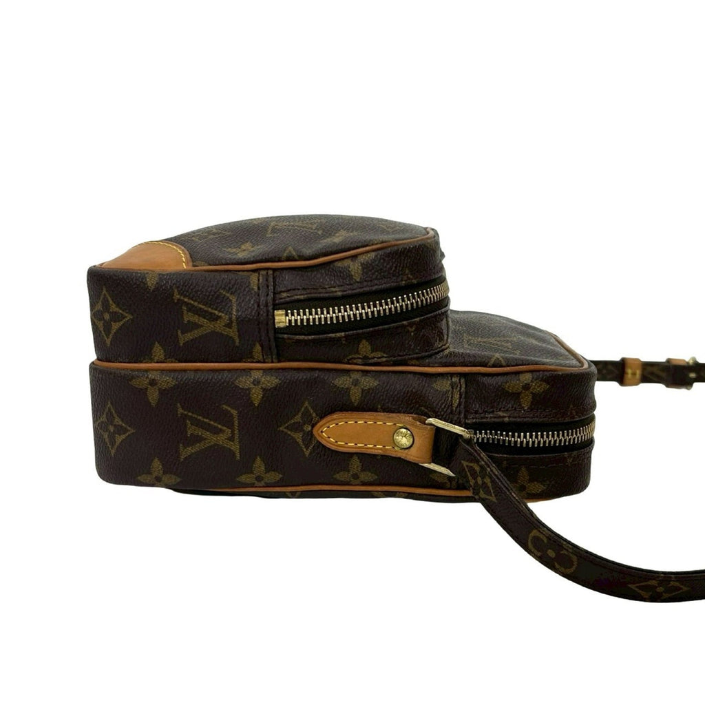 Louis Vuitton Brown Leather Pvc Pochette Shoulder Bag