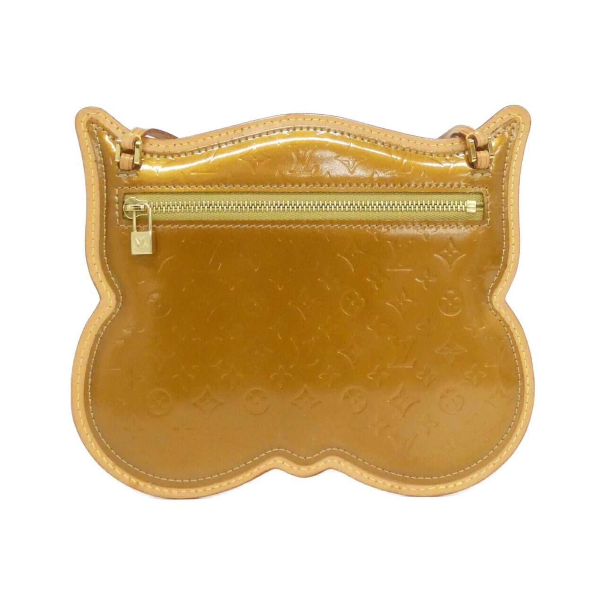 Louis Vuitton Beige Leather Pochette Pouch