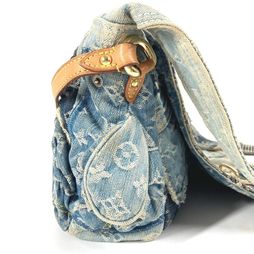 Louis Vuitton Monogram Denim Blue Monogram Denim Messenger Bag Shoulder Bag