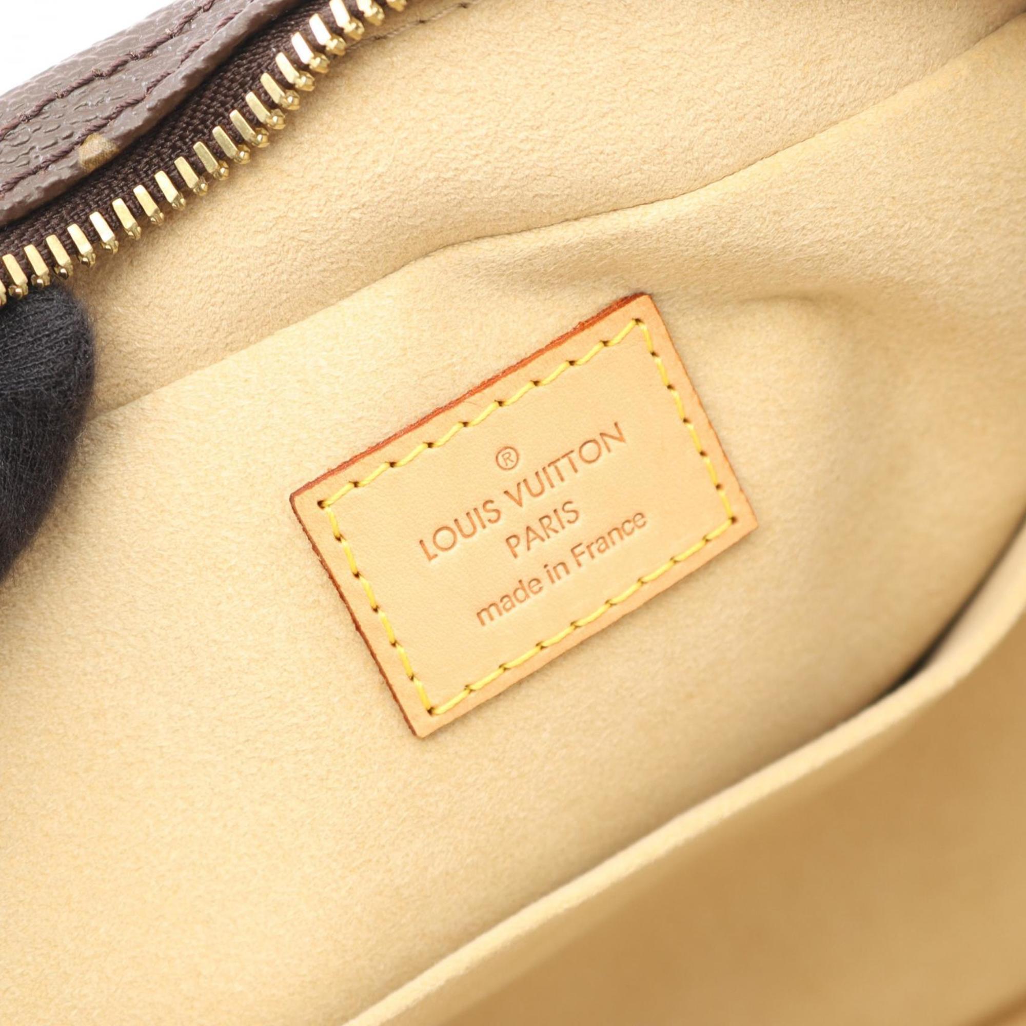 Louis Vuitton Brown Monogram Coated Canvas Handbag