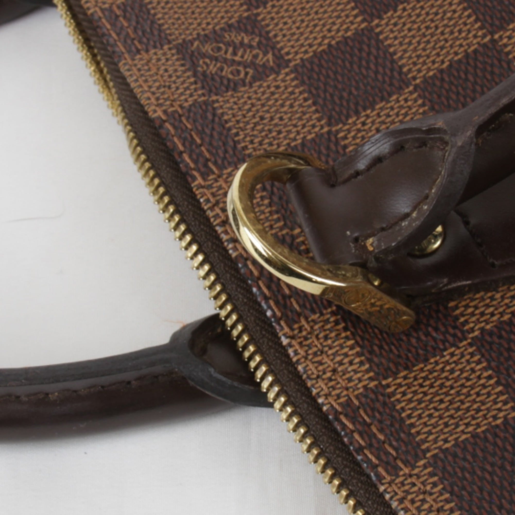 Louis Vuitton Brown Damier Canvas Handbag