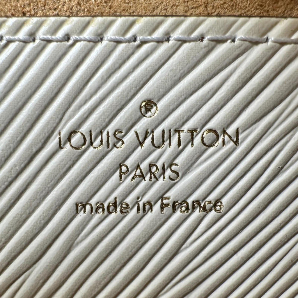 Louis Vuitton Epi Blanc Epi Leather Shoulder Bag