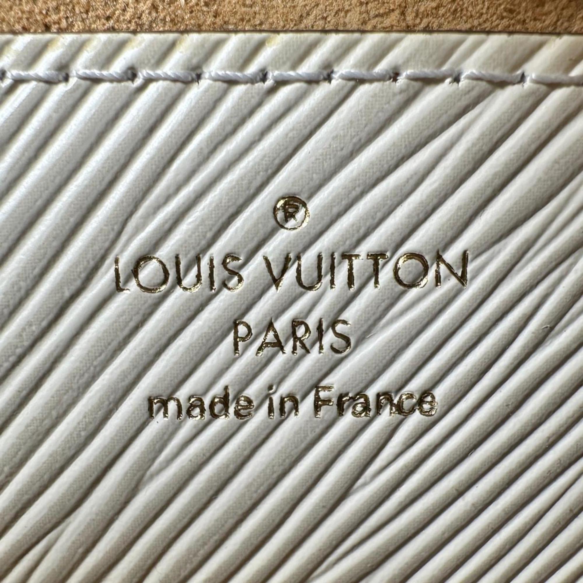 Louis Vuitton Epi Blanc Epi Leather Shoulder Bag