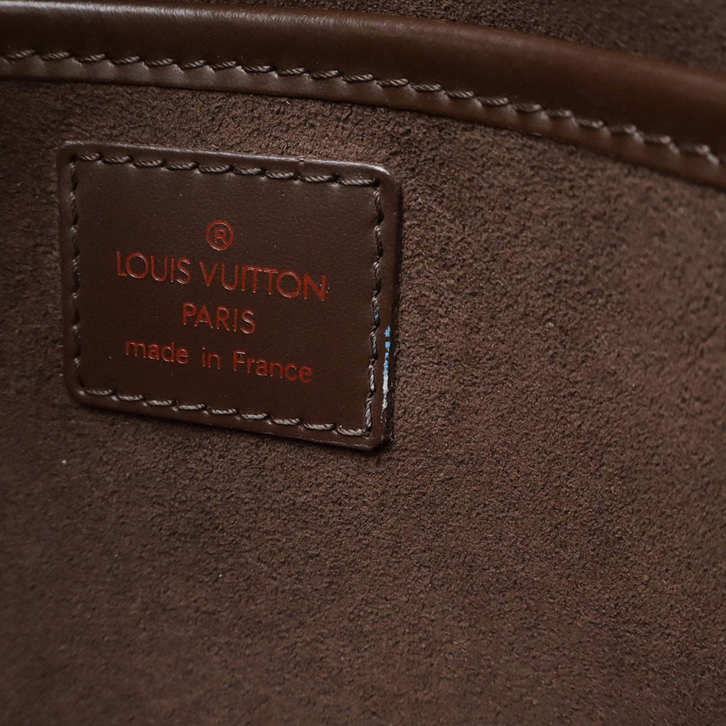 Louis Vuitton Damier Brown Damier Canvas Pvc Clutch Bag