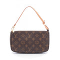 Louis Vuitton Brown Monogram Coated Canvas Leather Handbag
