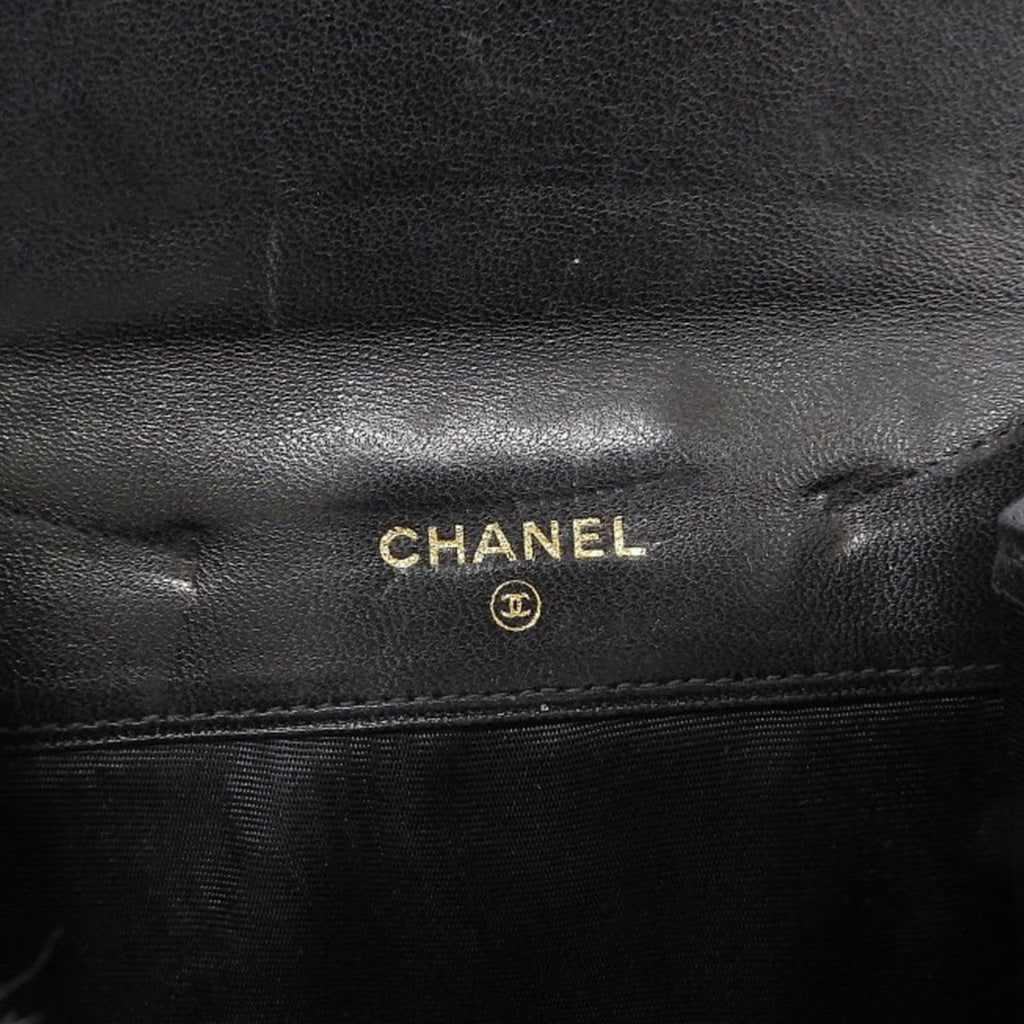 Chanel Black Grained Calfskin Wallet (Bi-Fold)