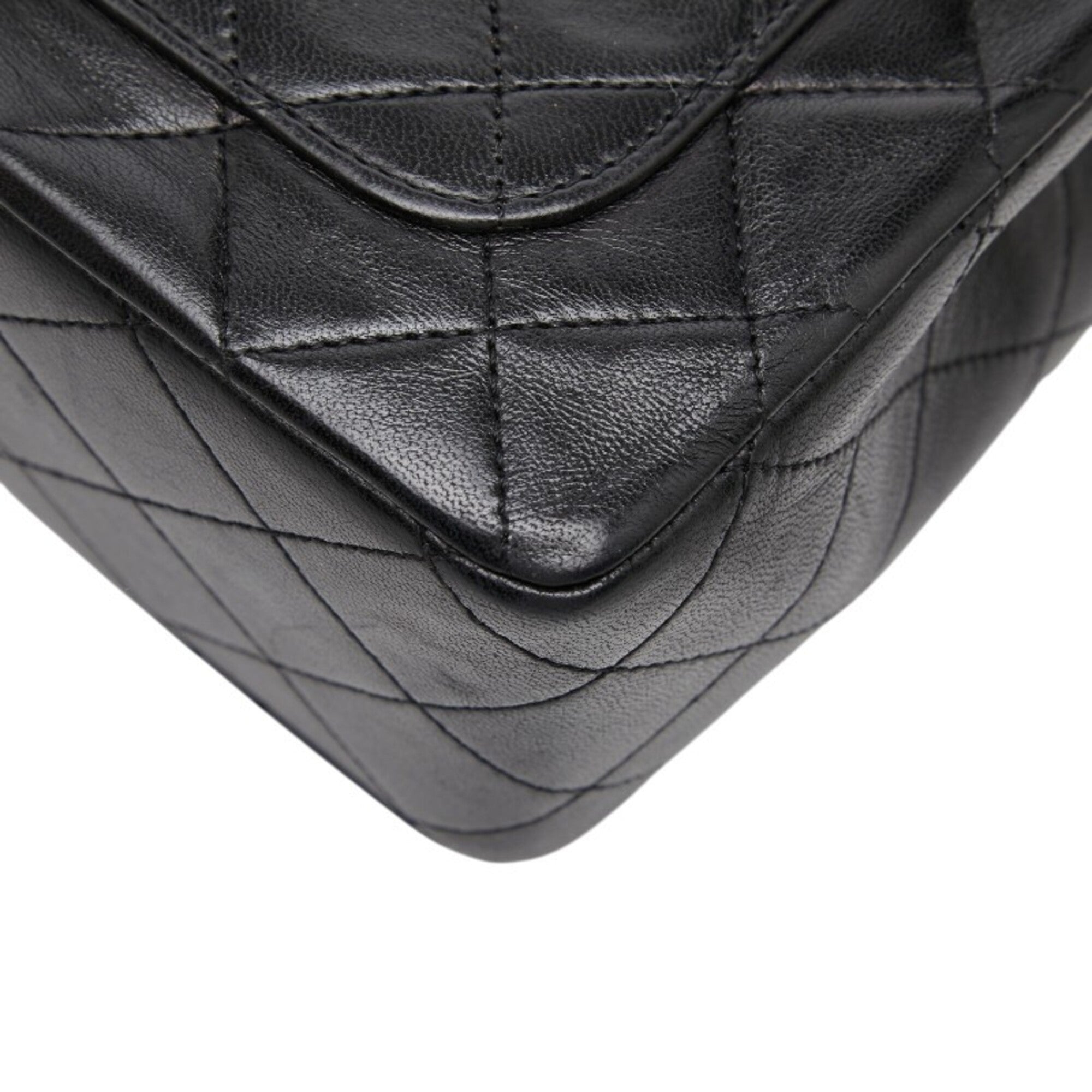 Chanel Black Leather Shoulder Bag