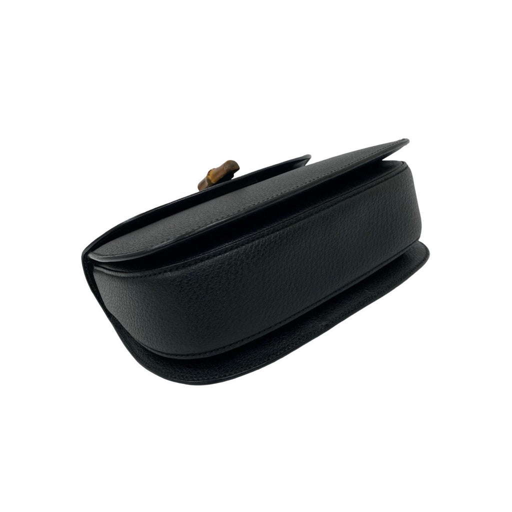 Gucci Black Leather Handbag (Pre-Owned)