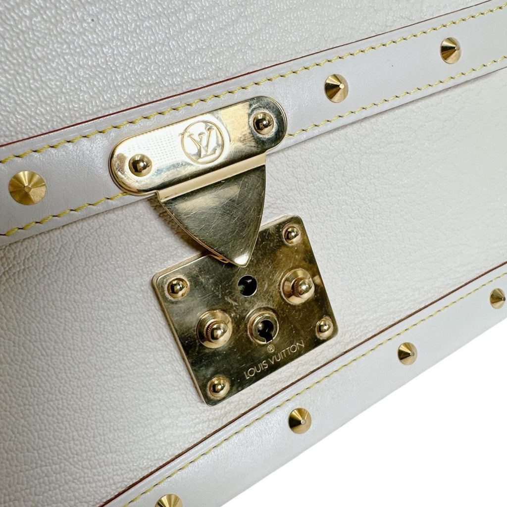 Louis Vuitton Blanc Leather Shoulder Bag