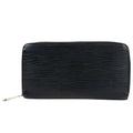 Louis Vuitton Black Epi Leather Long Wallet