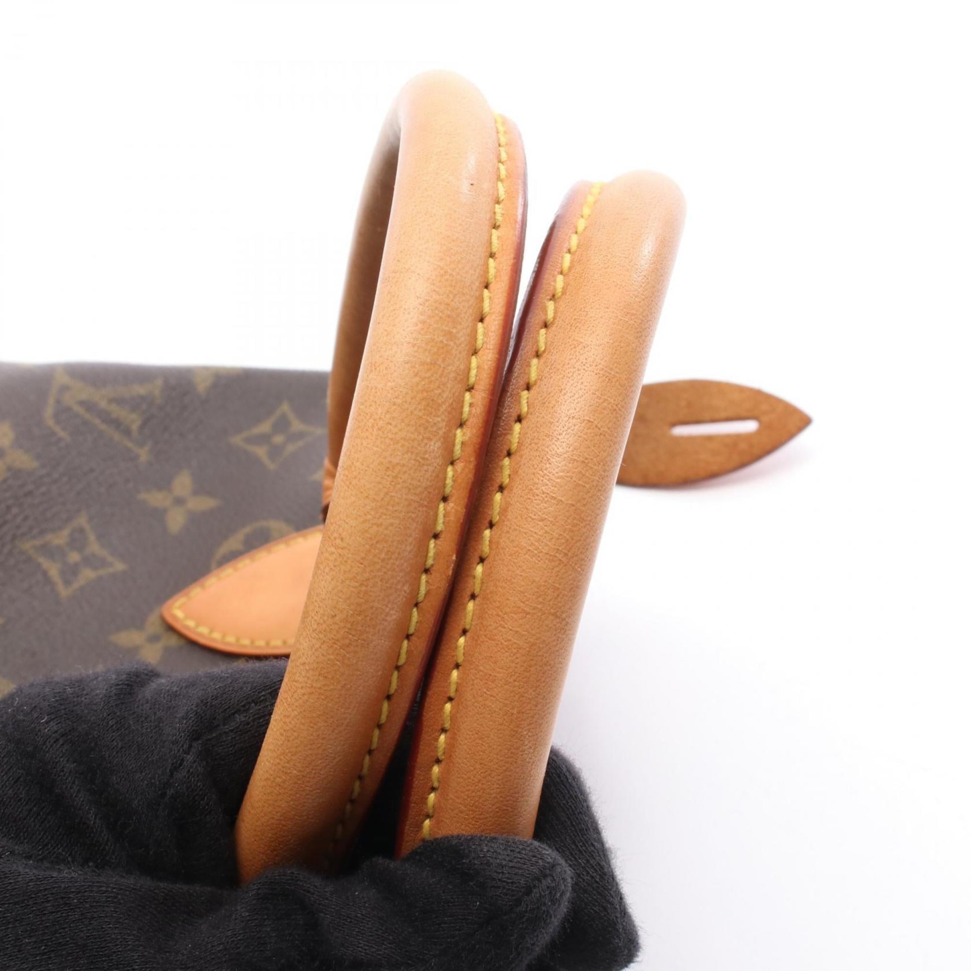 Louis Vuitton Brown Monogram Coated Canvas Leather Handbag