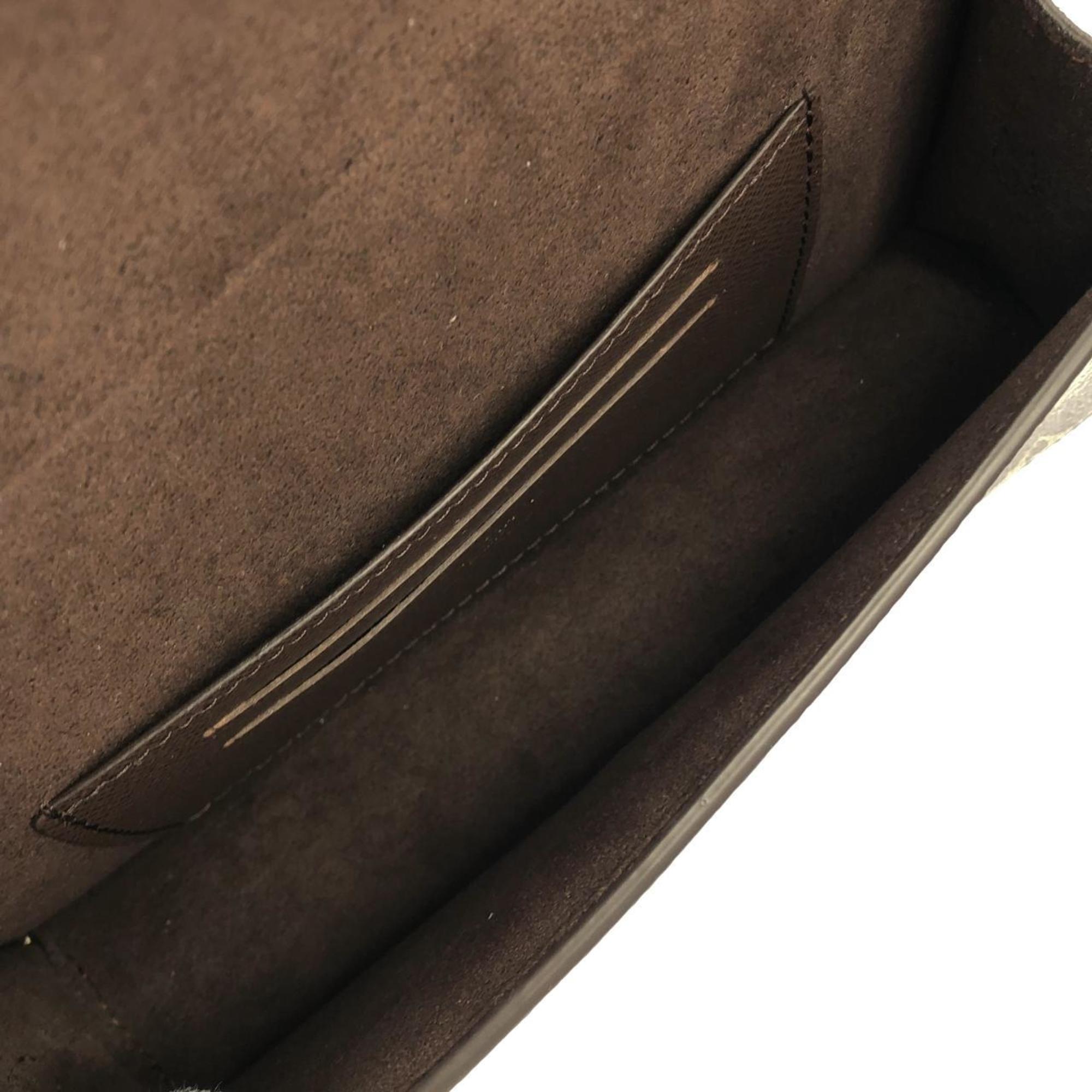 Louis Vuitton Monogram Marron Coated Canvas Shoulder Bag